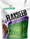 Linsēklu proteīna pulveris - augu bāzes, bagāta ar Omega 3 un antioksidanti - Ideāli piemērots pēc-Workout atgūšanai - Uztura Boost Gludināšanas & Cepšanas - Non-GMO & Gluten-free (16 oz / 454g)