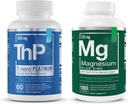 Būtiski elementi Magnijs un Cinks ar vitamīnu D3 + T-Hero Platinum ; Miega Imūnās un kaulu + muskuļu augšanas atbalsts & T-veselība