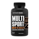 NutraBio Multisport vīriešiem - Vīrieši MultiVitamin - 33 Vitamīni, minerālvielas, mikroelementi - Bagātīgs ar antioksidanti - atbalsta maksimālo athletic veiktspēju, enerģija, metabolisms (120 augu kapsulas)