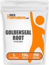 BulkSupplements.com Goldenseal Powder - augu papildinājums, Izdots no Goldenseal Saknes - Vegan & Gluten Free, 1g per Serving, 250g (8.8 oz) (iepakojums no 1)