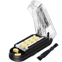 Pill Cutter vairāku pills laikā, Pill Cutter Splitter Mazas un Tiny Pills, Pill Cutter Mazas vai lielas tabletes, Pill Splitter ar slēpto Sharp Nerūsējošā tērauda Blade (Melns)