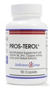 Pros-TEROL, prostatas atvieglojums ar 900 mg augu steroliem ar ķirbju sēklām, dzeloņainu kauliņu saknes, ingvera saknes, lakricas saknes ekstraktiem 90 Caplets