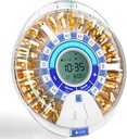 Windtrace Automātiskais Pill Dispenser gados vecākiem cilvēkiem, Elektroniskās Pill organizētājs ar Trauksmes & Gaismas, 28 Dienas Smart Time Medication Dispenser, Timed Pill Dispenser Mašīna receptes un vitamīnu