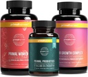 Primal ražas novākšanas sieviešu paka – 30 dienu piegādes: sieviešu + Multivitamīnu, Primal matu atbalsts, un Primal probiotikas sieviešu veselībai un Vitalitāte