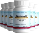 Ocusharp Vision Health Formula ar Zeaxanthin, luteīnu, melleņu ekstraktu, Eybright & More - Acu vitamīnu piedevas, 60 kapsulas (6)
