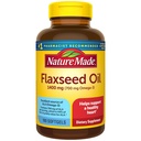 Daba Made Extra Strength Linsēklu eļļa 1400 mg, bez zivīm Omega 3 papildinājums, uztura papildinājums sirds veselības atbalstam, 100 softgels, 100 dienu piegādes