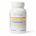 Integratīvie terapeitiskie līdzekļi Super Milk Thistle X - Augu papildinājums aknu veselībai Atbalsts ar pienu Thistle, lakricas saknes ekstrakts & vairāk* - Bez lipekļa un bez piena - 120 kapsulas (120 Servē)