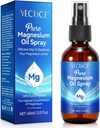 Magnija eļļas smidzināšana, magnija eļļa kājās, tīra magnija eļļas smidzināšana 2 Fl.Oz, 100% tīra un dabīgā magnija ķermeņa smidzinātājs, lokāla magnija smidzinātājs, dabīgs dezodorants, viegli absorbējams un lietojams