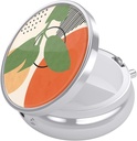 Nipichsha Pill kaste, maza piltuve Case for Purse & Pocket, Cute Travel Medicine Organizators, Portable Medicine Konteinera turētājs turēt vitamīnus, zāles, zivju eļļa & papildinājums, tropiskie augi