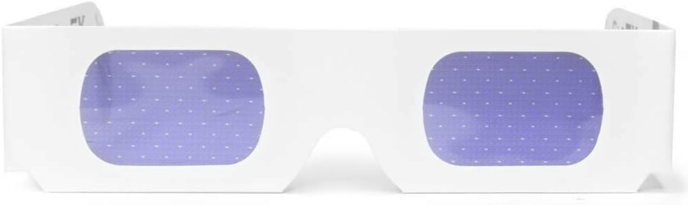 Papīra Kartona Difraction Glasses - Lielisks Ziemassvētku gaismām, Restes, Mūzikas Festivāli, Gaismas šovi, Ugunsdzēsības darbi