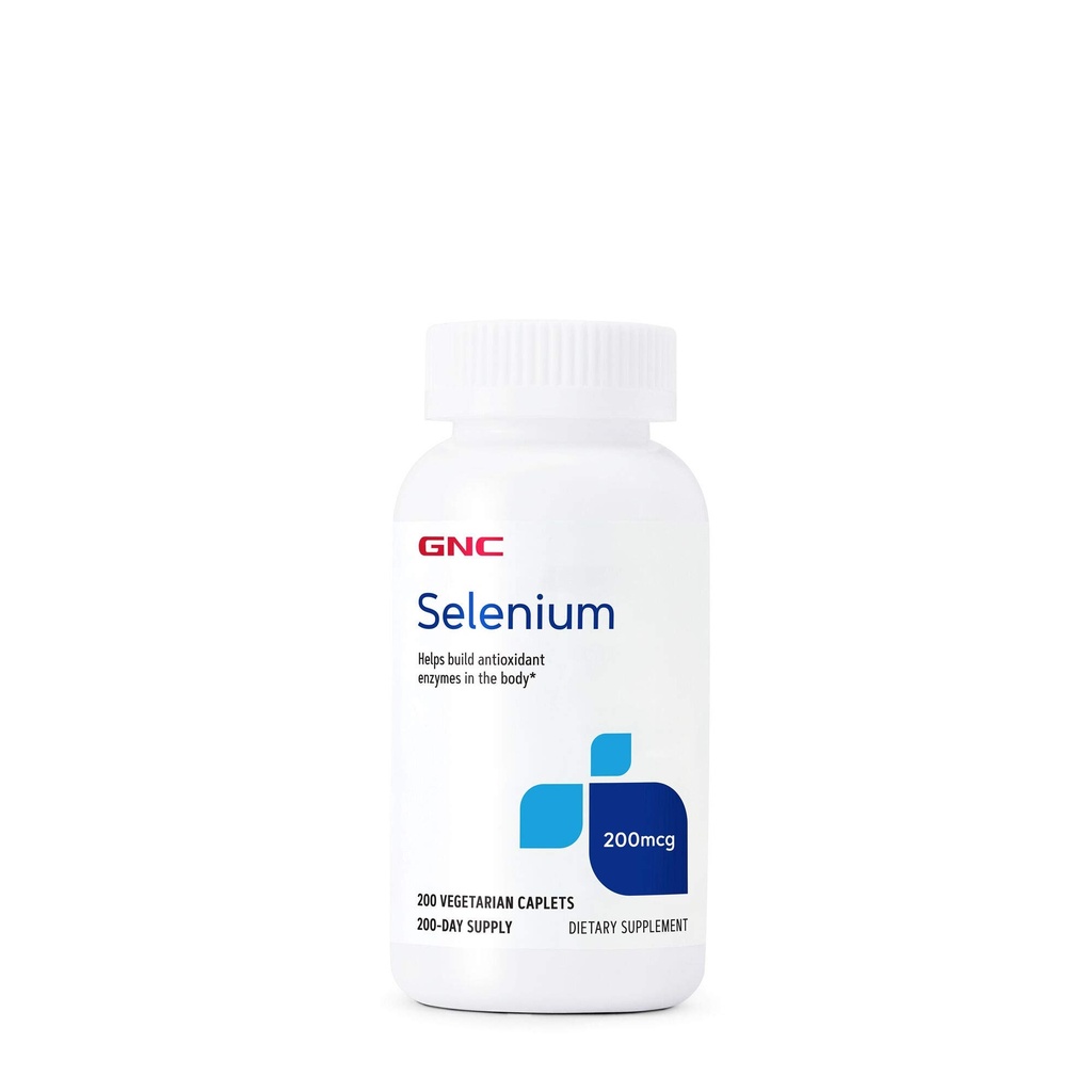 GNC Selenium 200mcg. Svarīgas minerālvielas, 200 tabletes