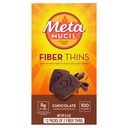 Metamucil Fiber Thins, Psyllium Husk Fiber Papildinājums, Gremošanas Veselības Atbalsts un Satisfy Bads, Šokolādes Uzliesmo, 12 Kalpo
