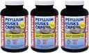 Yerba Prima Psyllium Husks Caps - 180 vāciņi (iepakojums no 3) - Dabīgs šķiedru papildinājums - Kolu tīrīšana - Nav GMO Gluten
