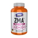 NOW Pārtikas produkti Sports Uzturs, ZMA (Zinc, Magnijs un vitamīns B-6), Uzlabota Absorbcija, Sporta atgūšana*, 180 Kapsulas