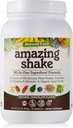 Papildus svaigi pārsteidzošs Shake, Superfood Formula, augu olbaltumvielas balstīta, zema neto ogļhidrāti, pilnpārtikas olbaltumvielas, ēdienreizes aizvietošana, dabas Šokolādes Flavor, 999 Grams, White