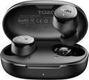 TOZO bezvadu austiņas Build in Mic Clear Calls Ergonomisks gaismas svars Bluetooth 5.3 ausu austiņās Ūdensizturīgs Premium Stereo skaņas ausu Buds 30H Playtime with 32 EQs via APP