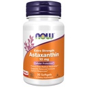 NOW pārtikas piedevas, astaksantīns 10 mg, Extra Strength, iegūti no ne-GMO Haematococcus Pluvialis Microalgae un ir dabiski okupēts luteīns, kantaksantīns un beta-karotīns, 30 softgeli