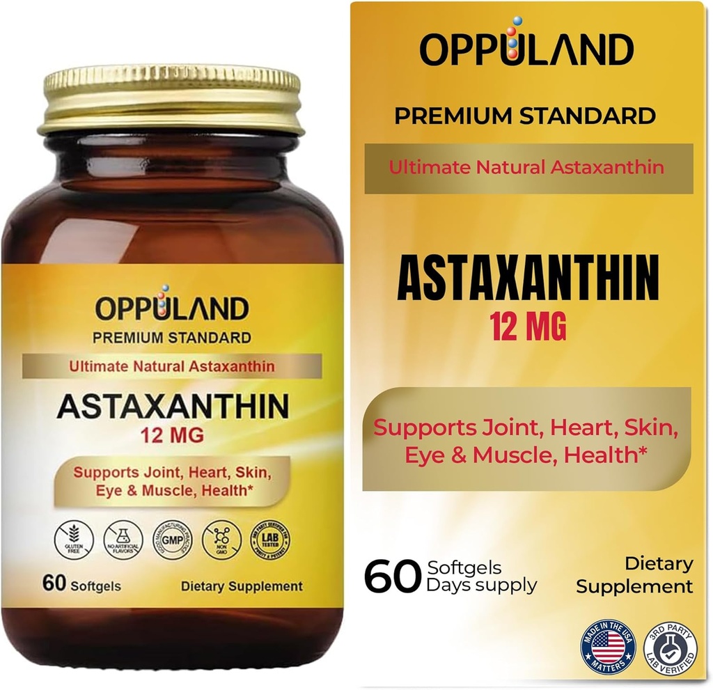 Astaksantīns 12mg -- 60 Softgels