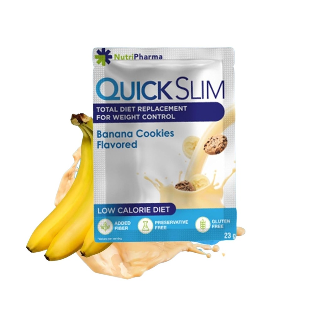 Ātrs Slim augsts olbaltumvielu zudums Svars Sakratīšana sievietēm un vīriešiem, Pilna maltīte Rezerves Pulveris, Zems Carb Diēta Shakes, Intermitent Gavēšana, Keto, Nav lipekļa (1 apkalpo, Banana Cookies)