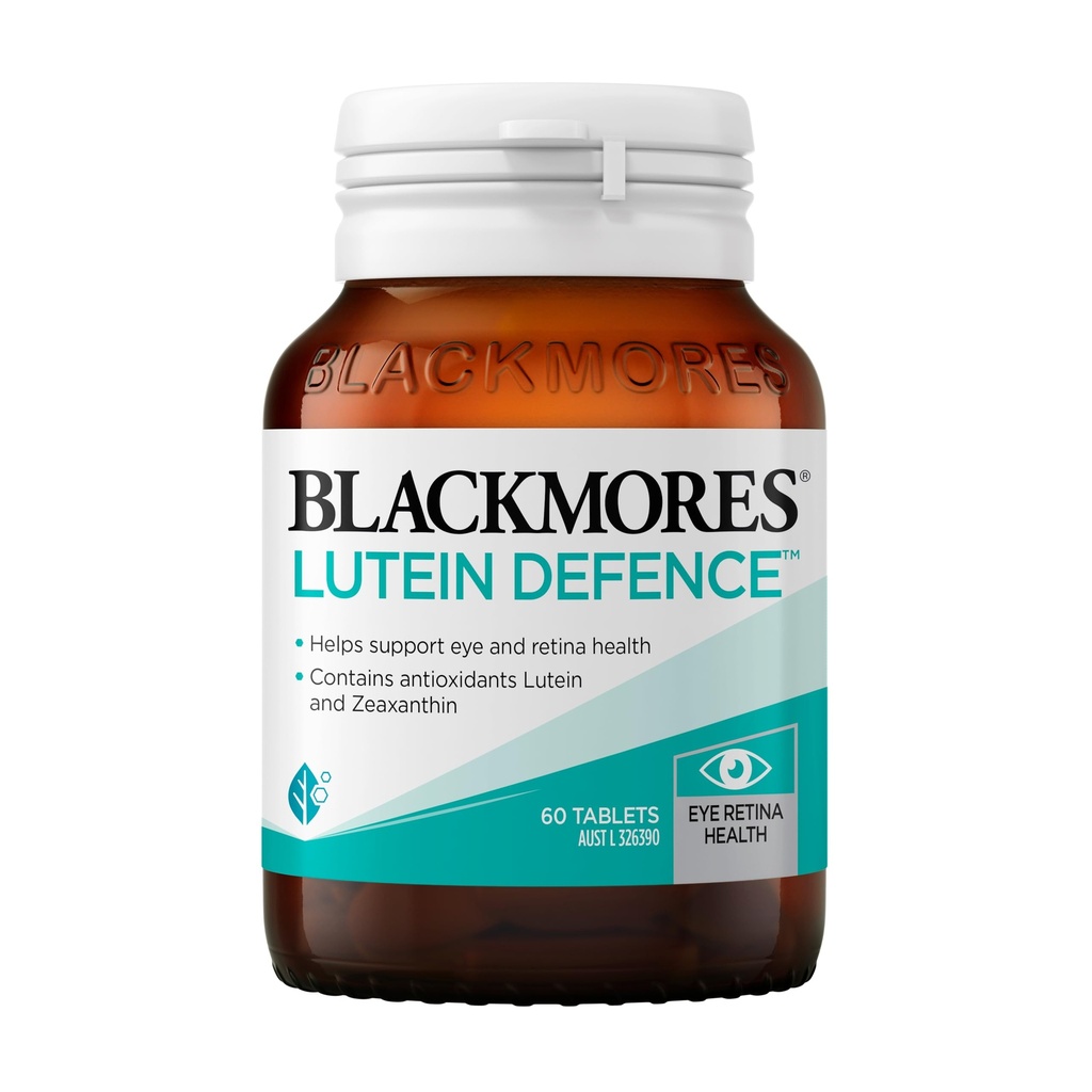 Blackmores Lutein Defence 60 tabletes Palīdz uzturēt veselīgu Macula ar 1PCS ķīniešu mezglu dāvanu, izgatavots Austrālijā