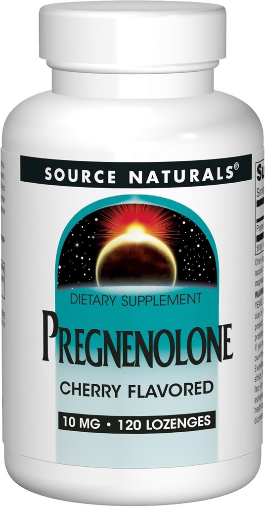 Avots Naturals Pregnenolone 10mg Ķiršu Flavor papildinājums - 120 Lozenges