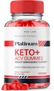 rize laboratorijas Platinum Keto AVC Gumijas uzlabotas svara zudums, Papildinājums maksimālā stipruma Gomitas (60 Gumijas)