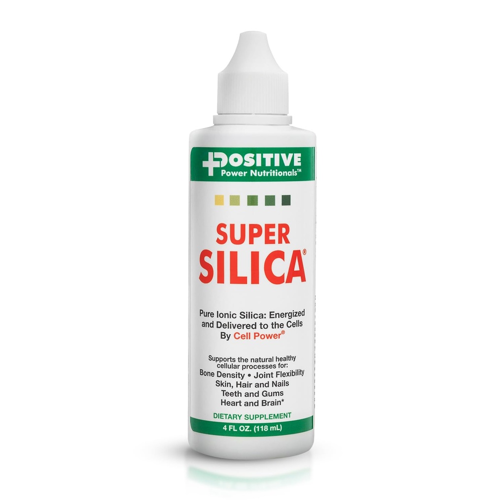 Pozitīva jauda Uzturs Super Silica bagātinātāji (4oz) - Silica minerālu papildinājumi - Silica šķidruma papildinājums                                      ) Liquid Silica ar kolagēna Boost Silicon ] Silica papildinājumi matu augšanu