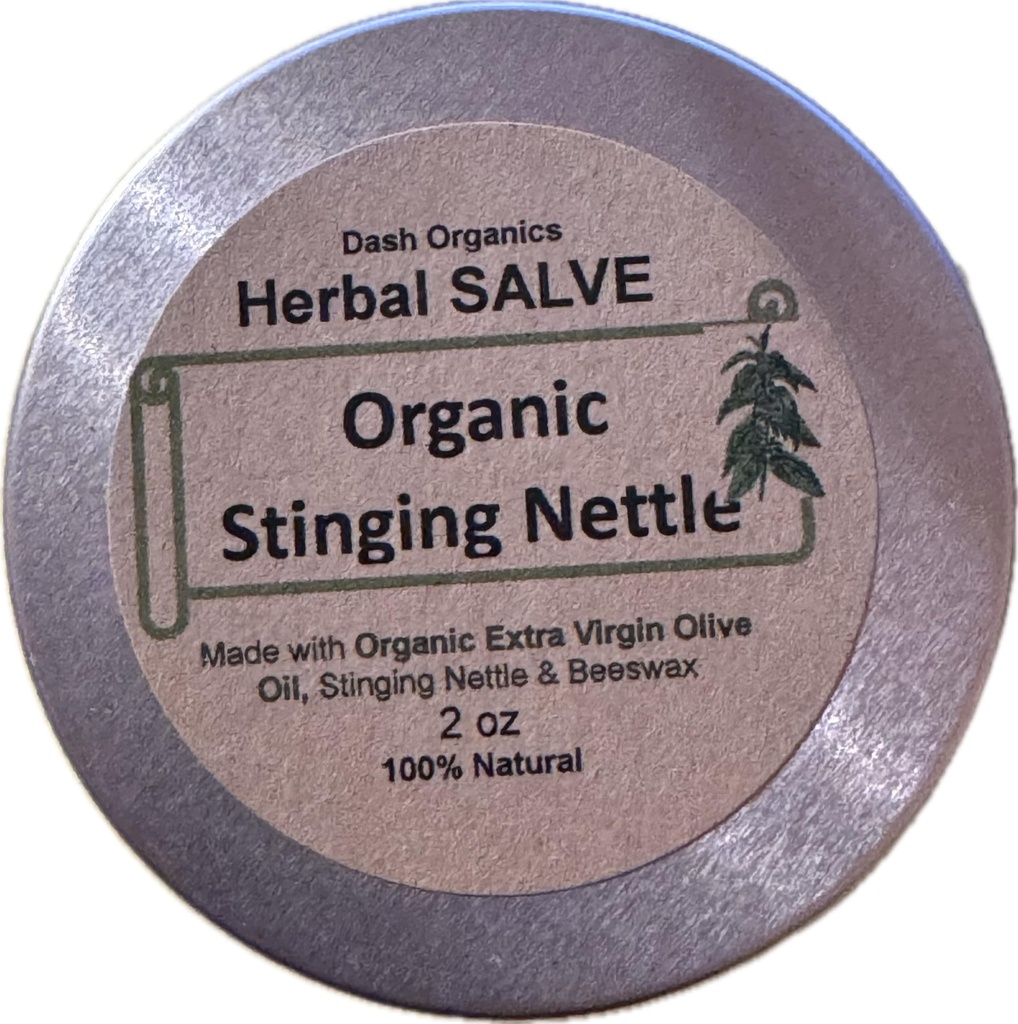 Organic Stinging Nettle Salve - 2oz - Nescents -- Ķīmiskais un konservants Bezmaksas Grims Remover un Grimmer