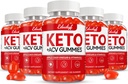 Keto ACV Gumijas, glutēns un bezcukura ābolu sidra Etiķis Papildinājums vīriešiem un sievietēm - 300 Gumijas (1500 mg-5 iepakojums)