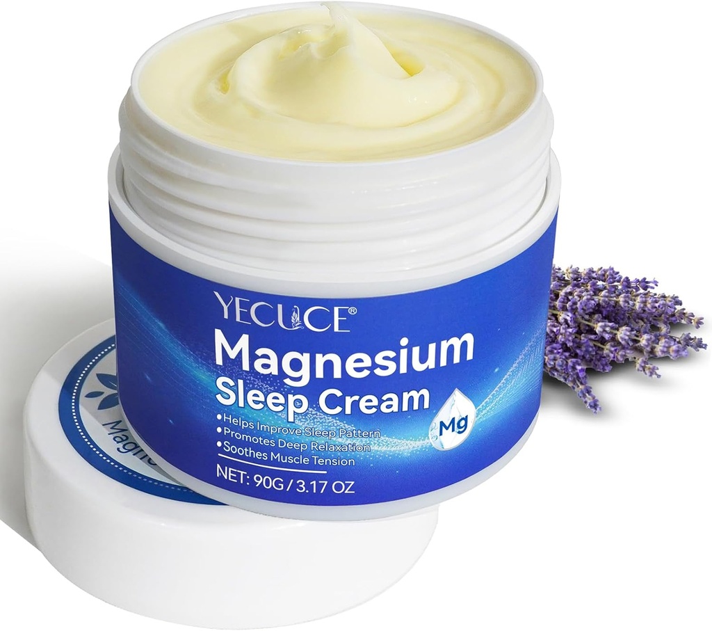 Magnija krēms kājai, magnija eļļa kājai, magnija losjons, magnija krēms 3.17 OZ, akūts magnijs, nomierinošas muskuļu spriedze, augsta koncentrācija Patiess Žečšteins Topisks magnija hlorīds