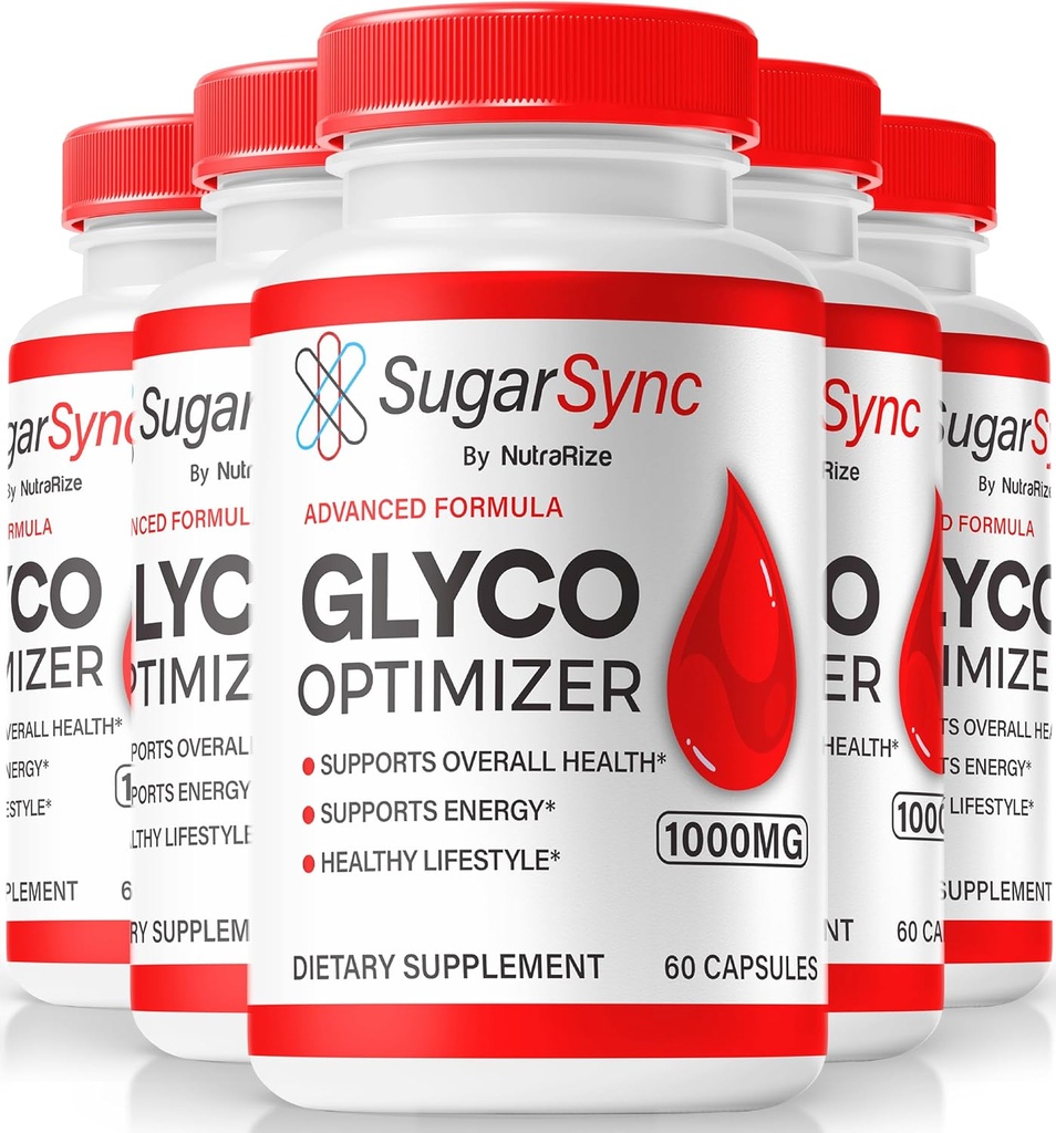 NutraRize (5 iepakojums) Cukura Sync Glyco Optimizer kapsulas, oficiālais CukursSync Glyco Optimizer, Cukura Sync Committe Optimizer, Cukura Sync Gluco tīrīt Detox Formula, SugaSync Glycol Atsauksmes (300 kapsulas)
