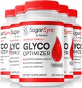 NutraRize (5 iepakojums) Cukura Sync Glyco Optimizer kapsulas, oficiālais CukursSync Glyco Optimizer, Cukura Sync Committe Optimizer, Cukura Sync Gluco tīrīt Detox Formula, SugaSync Glycol Atsauksmes (300 kapsulas)