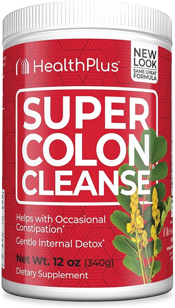 Veselība Plus Super Colon tīrīt: 10 dienu tīrīt - Detox ; vairāk nekā 2 tīrīt, 12 Oz