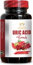 Generic Natural URIC Acid Formula - Uric Acid Control, Herbal Papildinājums, Lejas urīnskābe, Piena Dadzis Papildinājums, Tart Cherry, Zaļās kafijas pupiņas, Citronskābe, Selerijas sēklas, Granātāboli - 1 pudele