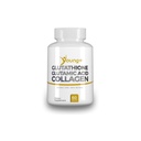 Jauns+ Glutations, glutamīnskābe un kolagēns. Antioksidanta papildinājums - 1000mg, 60 Kapsulas