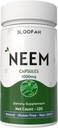 Neem Leaf Capsules 1000mg pulveris            ; Azadirachta Indica Leaf Herbal Papildinājums 
