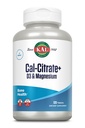 KAL Cal-Citrāte+, kalcija citrāts Plus vitamīns D-3 un 500 mg magnija, veselīgi kauli un zobu atbalsts, bez lipekļa un laboratorijā pārbaudīts par kvalitāti, 30 apkalpo, 120 tabletes