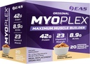 EAS Eksperimentālās un lietišķās zinātnes Original Myoplex Maximum Muskuļu celtnieks, Ēdienreizes nomaiņa Olbaltumvielas Drink Mix; Kvalitāte Olbaltumvielas Blend; 42g Olbaltumvielas; 20 Individuālās Packet (Cinamon Graudaugu rūgšana)