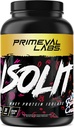 Primeval Labs ISOLIT - sūkalu olbaltumvielu pulveris, 100% sūkalu Izolāts, 25g olbaltumvielu, BCAAs, ātra absorbcija, viegli digestācija (Augļu labība, 2lb)