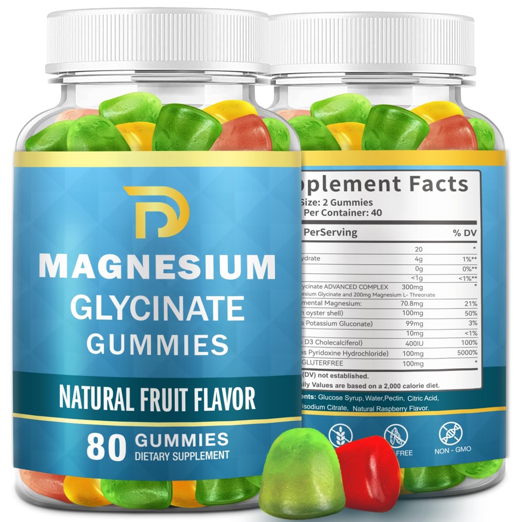 (2 iepakojumi) Magnijs Glicerīns Gumijas pieaugušajiem un bērniem, magnija malāts, košļājams 400 mg,