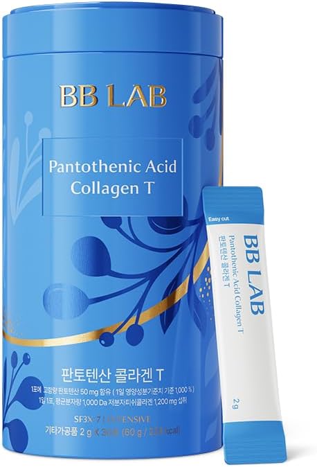 BB LAB pulvera kolagēns, SF3X-7 Intensīvā sērija, izgatavots Korejā, 30 stienīši (pantotēnskābes kolagēns T), zils