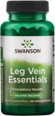 Swanson Kāju vein Essentials - Aizkavēta atbrīvošanās - 60 Veg kapsulas