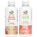MaryRuth Organics Cordyceps Liposomal (Maple Spice) & CoQ10 (Citrus Persic) ; Tīrs Label Project Verified® ; Vitamīni Immunity, Sirds veselība, & Kopējais labsajūta ; Vegan, Non-GMO, Gluten-free
