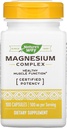 Dabas ceļš Premium Magnija komplekss Papildinājums, 500 mg uz apkalpo, 100 kapsulas