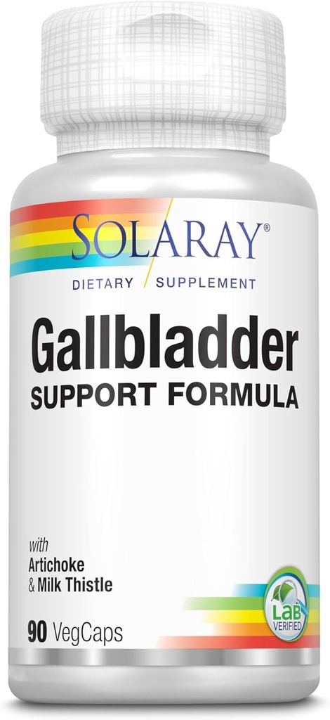 Solaray Galludder atbalsta formula - 90 kapsulas