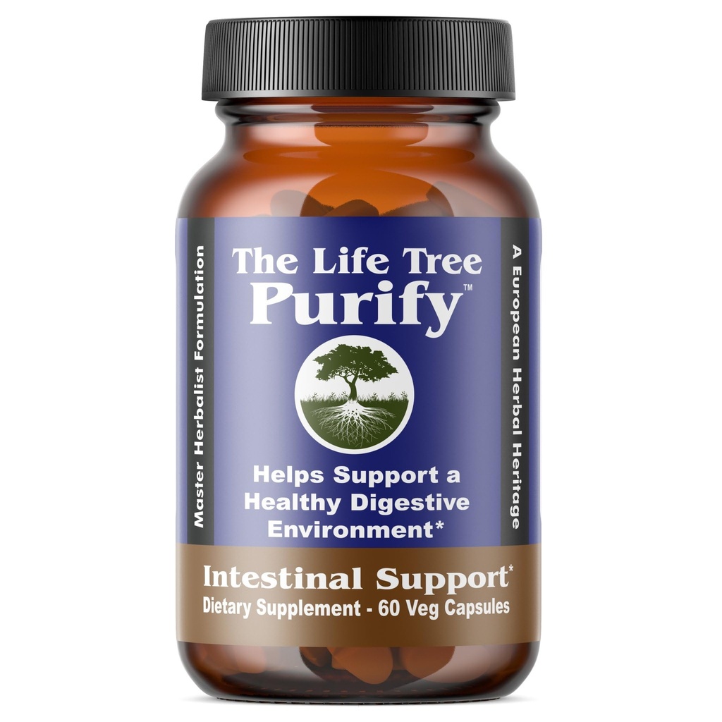 Attīrīt - Sertificēts Organic Advanced Zarnu atbalsts un mikrobiālā tīrīšana cilvēkiem un mājdzīvniekiem - Satur nav Wormwood - 60 Veg Kapsulas formula.