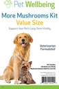 Mājdzīvnieku labsajūta Vairāk Sēņu komplekts suņiem - Imūnsistēmas atbalsts un antioksidantu aizsardzība - Vet-Formulated with Turkey Aste, Reishi, Maitake, Astragalus