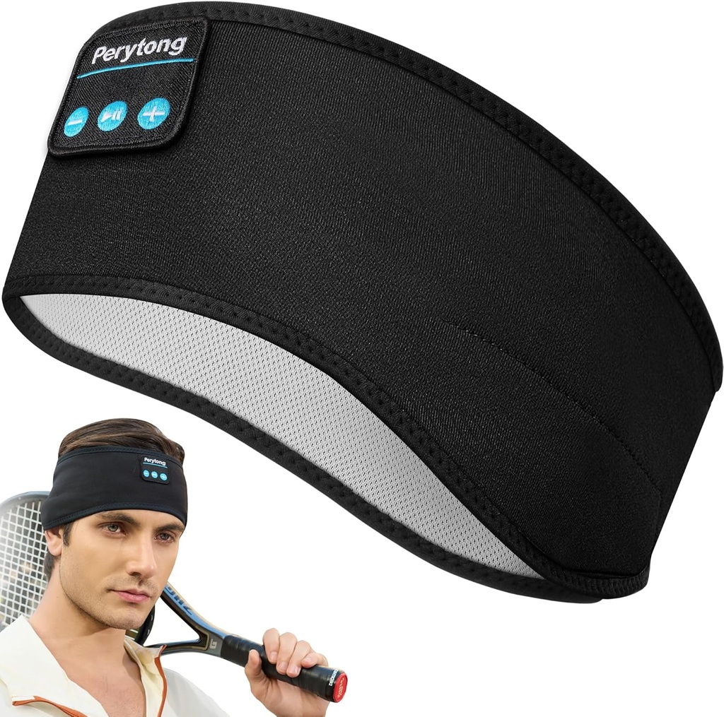 Perytong miega austiņas Bezvadu, Bluetooth sporta austiņas ar Ultra-Thin HD stereo skaļruņiem, Unisex, Perfekts miegam,Darbs,Džogšana, Joga, Bezmiegs, Gaisa ceļojumi, Meditācija