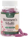 Multivitamīni sievietēm ar kalciju, folijskābi, A, C, D, E, & B vitamīnu, cinku, dzelzi kaulos, ādas un imūnās veselības atbalstu, dabas dienas sievietēm Multivitamīni enerģijai - 60 softgeli