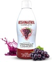 – 32 Fl. Oz. Advanced šķidro sirds un asinsvadu un holesterīna atbalsta Formula – Šķidrums Resveratrol papildinājums veicina veselīgu novecošanu, sirds veselība un enerģijas līmeni